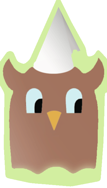 Logo Kulíška s čepicí bílé paní.